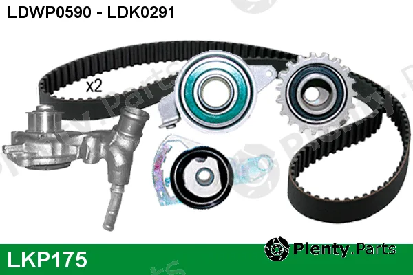 Lucas LKP175 — Water Pump & Timing Belt Kit