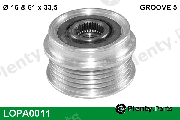 Lucas LOPA0011 — Alternator Freewheel Clutch