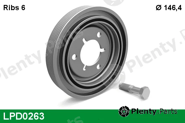 Lucas LPD0263 — Belt Pulley, crankshaft