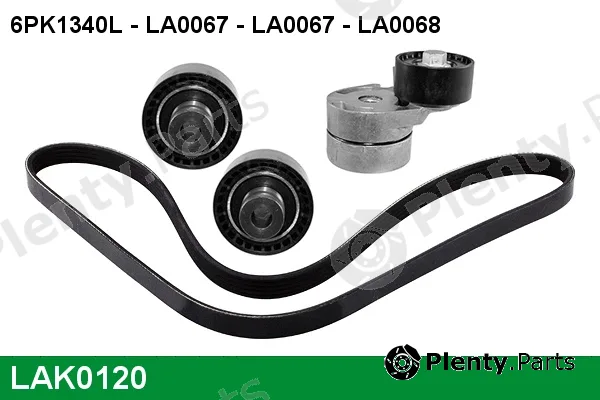 Lucas LAK0120 — V-Ribbed Belt Set