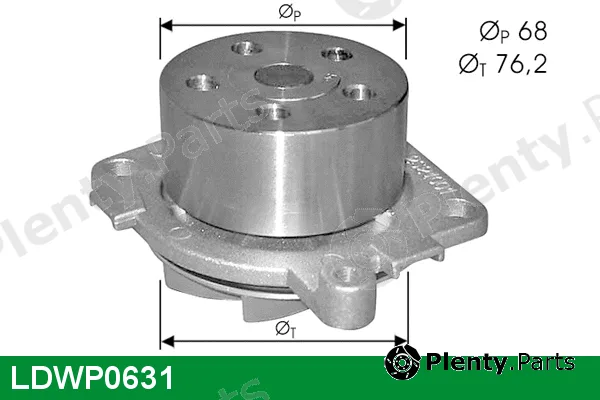 Lucas LDWP0631 — Water Pump, engine cooling