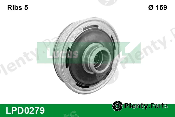 Lucas LPD0279 — Belt Pulley, crankshaft