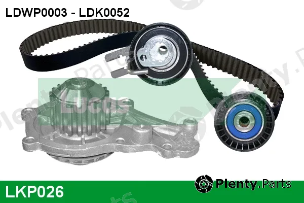 Lucas LKP026 — Water Pump & Timing Belt Kit