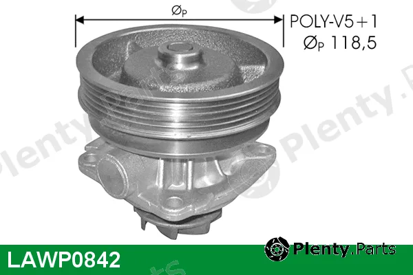 Lucas LAWP0842 — Water Pump, engine cooling