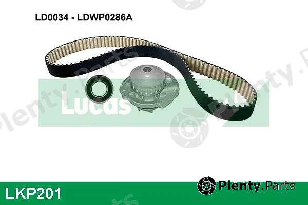 Lucas LKP201 — Water Pump & Timing Belt Kit