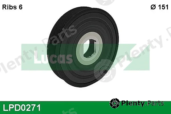 Lucas LPD0271 — Belt Pulley, crankshaft