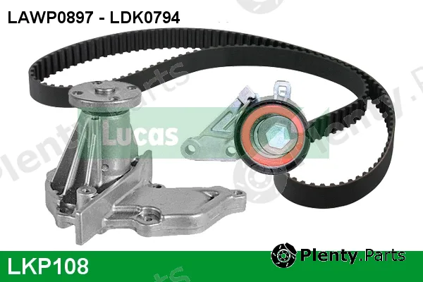 Lucas LKP108 — Water Pump & Timing Belt Kit