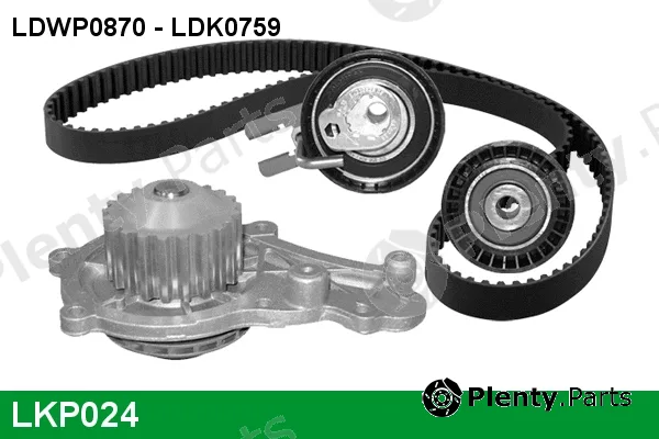 Lucas LKP024 — Water Pump & Timing Belt Kit