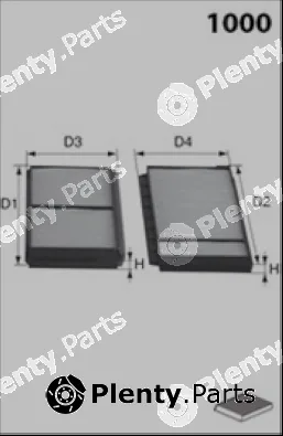 Lucas LFCP222S — Filter, cabin air