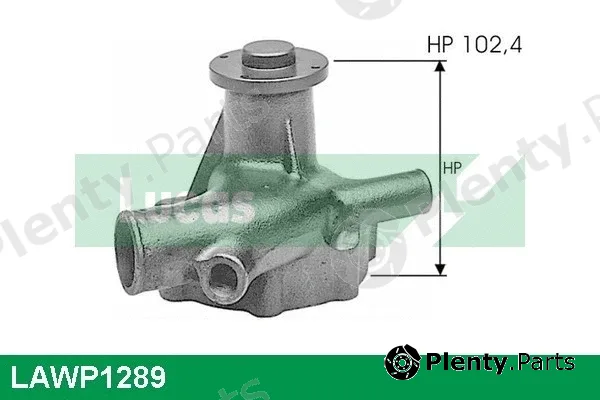Lucas LAWP1289 — Water Pump, engine cooling