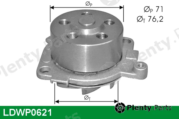 Lucas LDWP0621 — Water Pump, engine cooling