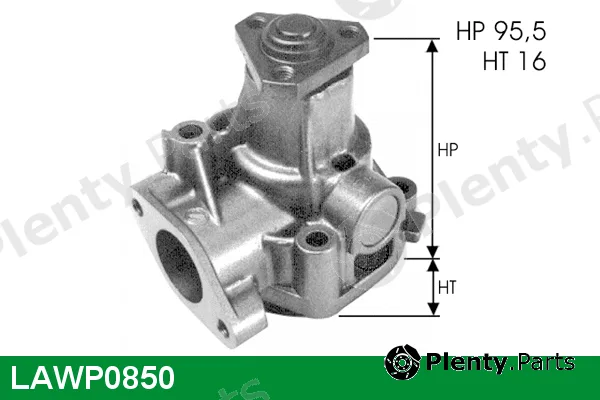 Lucas LAWP0850 — Water Pump, engine cooling