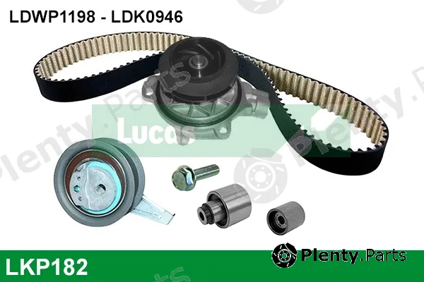 Lucas LKP182 — Water Pump & Timing Belt Kit