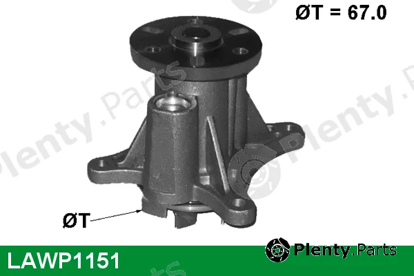 Lucas LAWP1151 — Water Pump, engine cooling