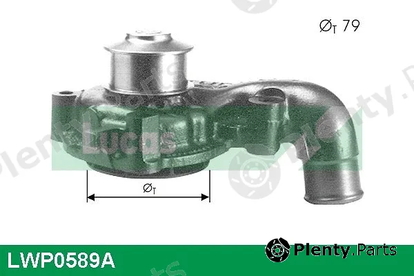 Lucas LWP0589A — Water Pump, engine cooling