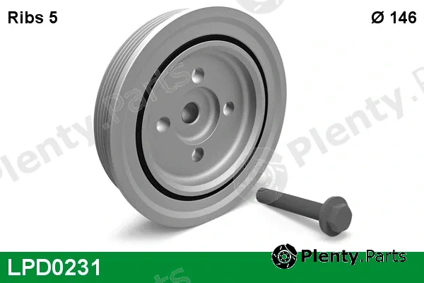 Lucas LPD0231 — Belt Pulley, crankshaft