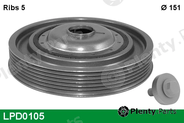 Lucas LPD0105 — Belt Pulley, crankshaft