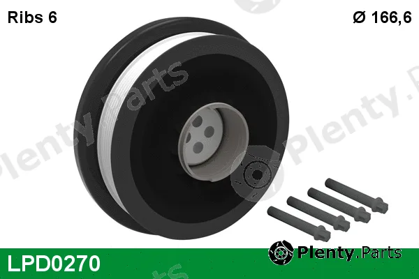 Lucas LPD0270 — Belt Pulley, crankshaft