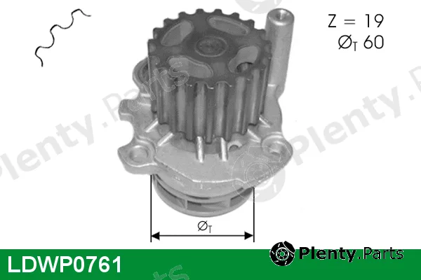 Lucas LDWP0761 — Water Pump, engine cooling