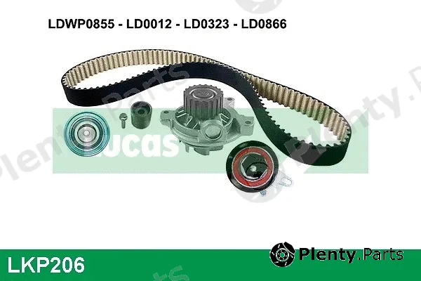 Lucas LKP206 — Water Pump & Timing Belt Kit