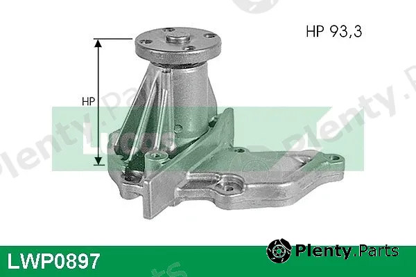 Lucas LWP0897 — Water Pump, engine cooling