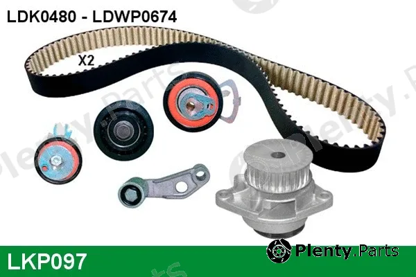 Lucas LKP097 — Water Pump & Timing Belt Kit