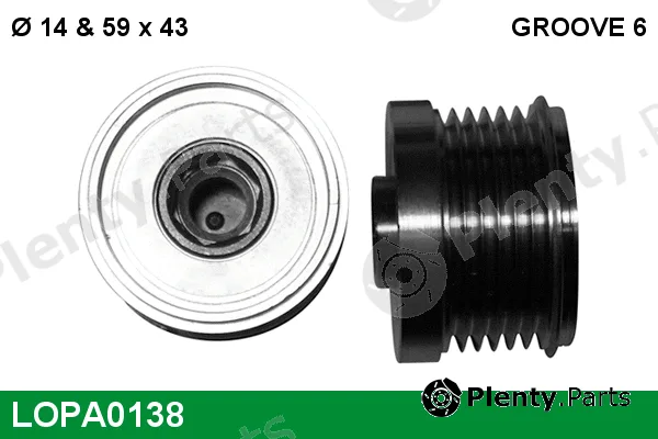 Lucas LOPA0138 — Alternator Freewheel Clutch