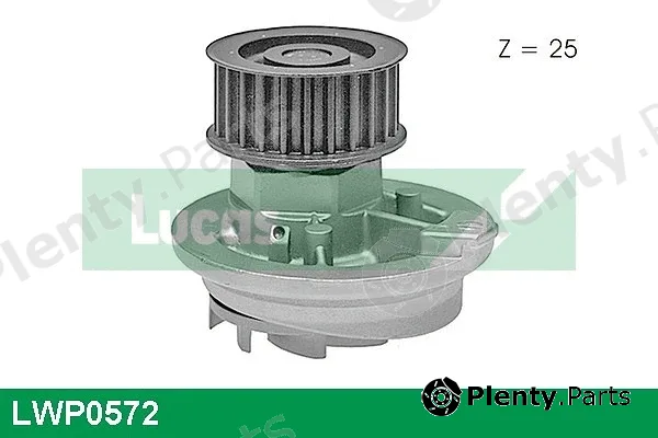 Lucas LWP0572 — Water Pump, engine cooling