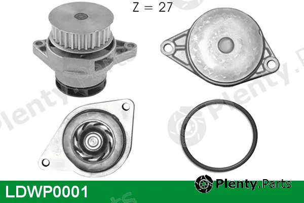 Lucas LDWP0001 — Water Pump, engine cooling