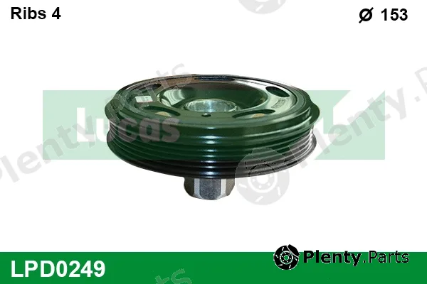 Lucas LPD0249 — Belt Pulley, crankshaft