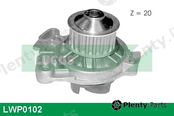 Lucas LWP0102 — Water Pump, engine cooling
