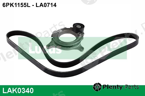 Lucas LAK0340 — V-Ribbed Belt Set