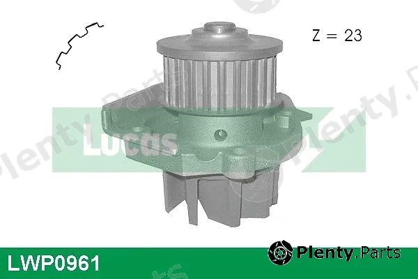Lucas LWP0961 — Water Pump, engine cooling