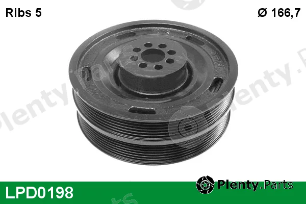 Lucas LPD0198 — Belt Pulley, crankshaft