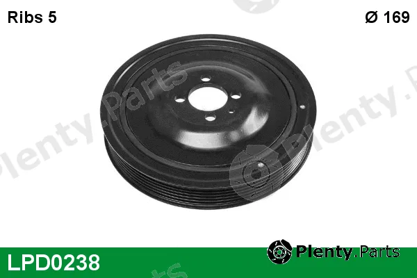 Lucas LPD0238 — Belt Pulley, crankshaft