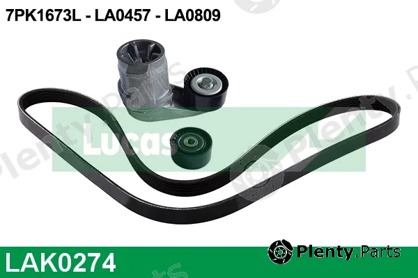 Lucas LAK0274 — V-Ribbed Belt Set