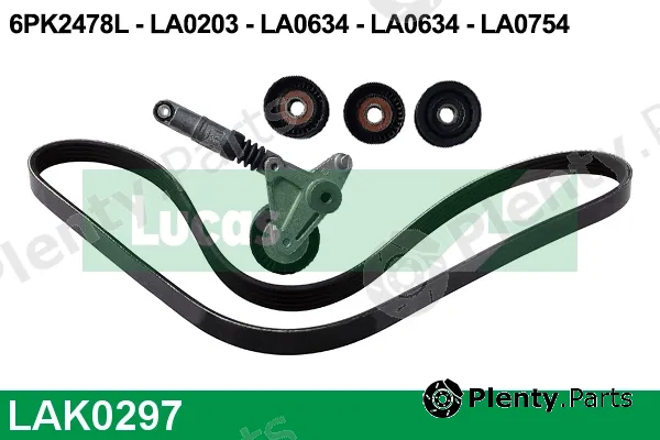 Lucas LAK0297 — V-Ribbed Belt Set