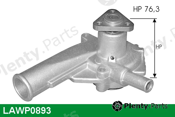 Lucas LAWP0893 — Water Pump, engine cooling