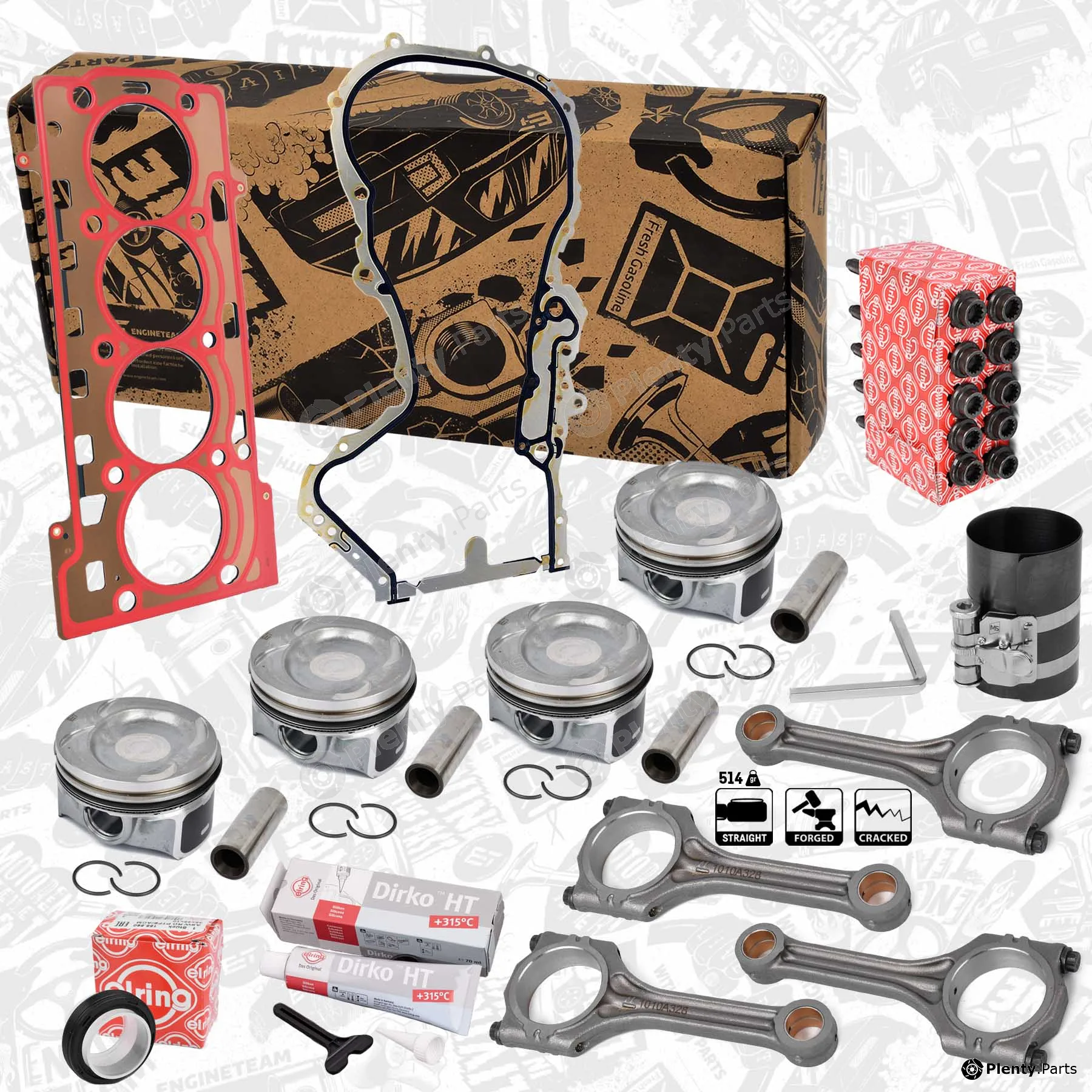 Et Engineteam PM009700ETVR1 — Piston Set