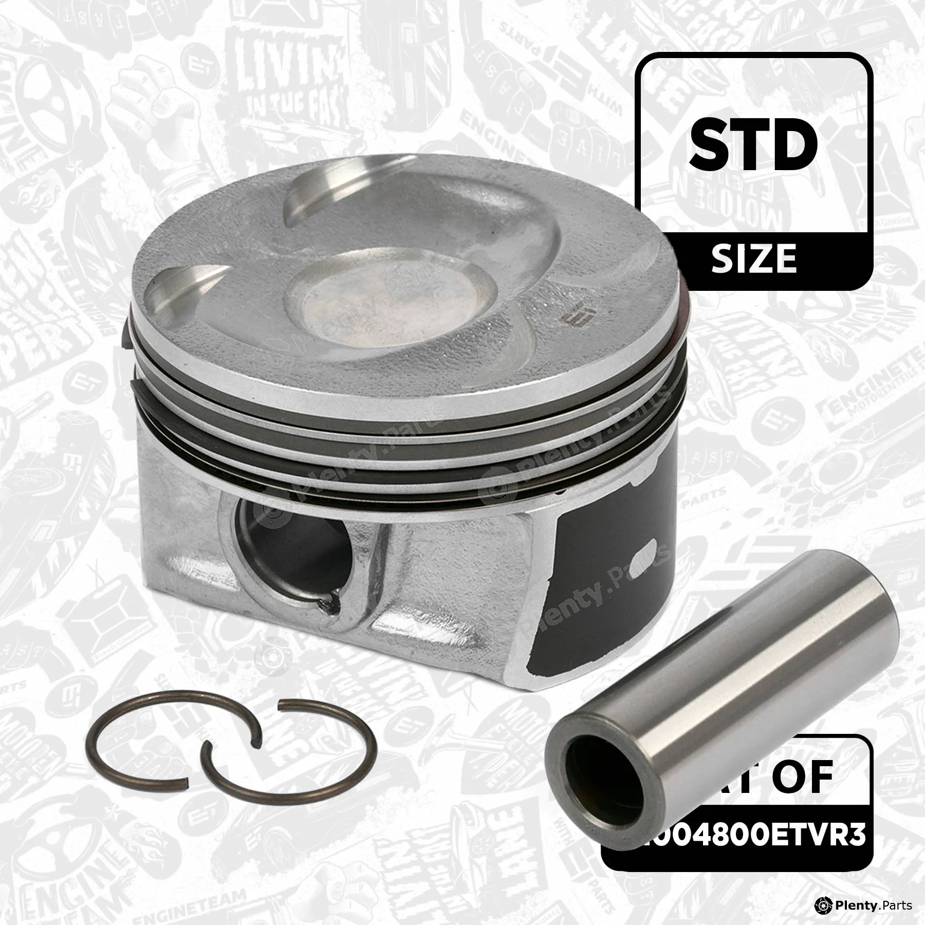 Et Engineteam PM004800ETVR3 — Piston Set