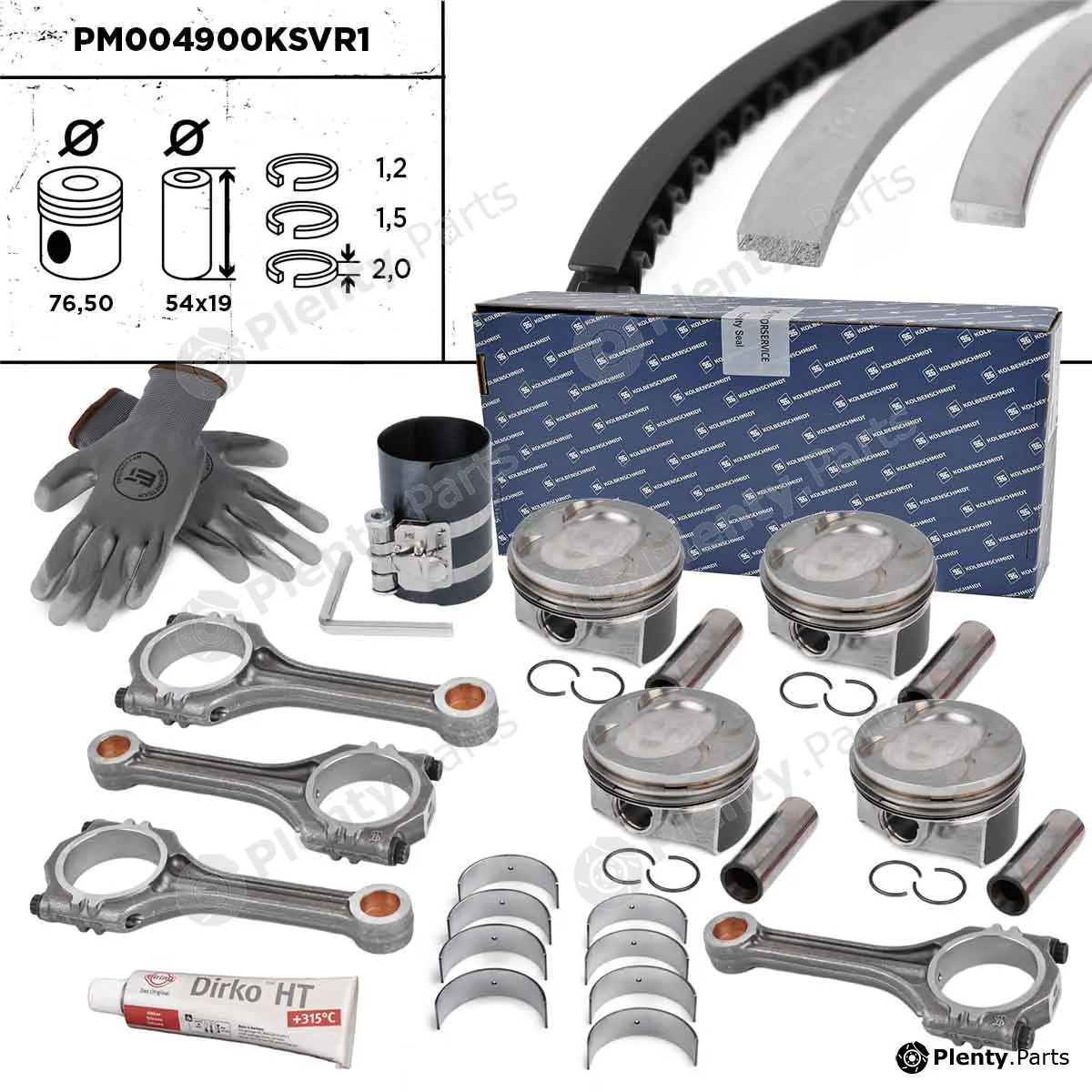 Et Engineteam PM004900KSVR1 — Piston Set