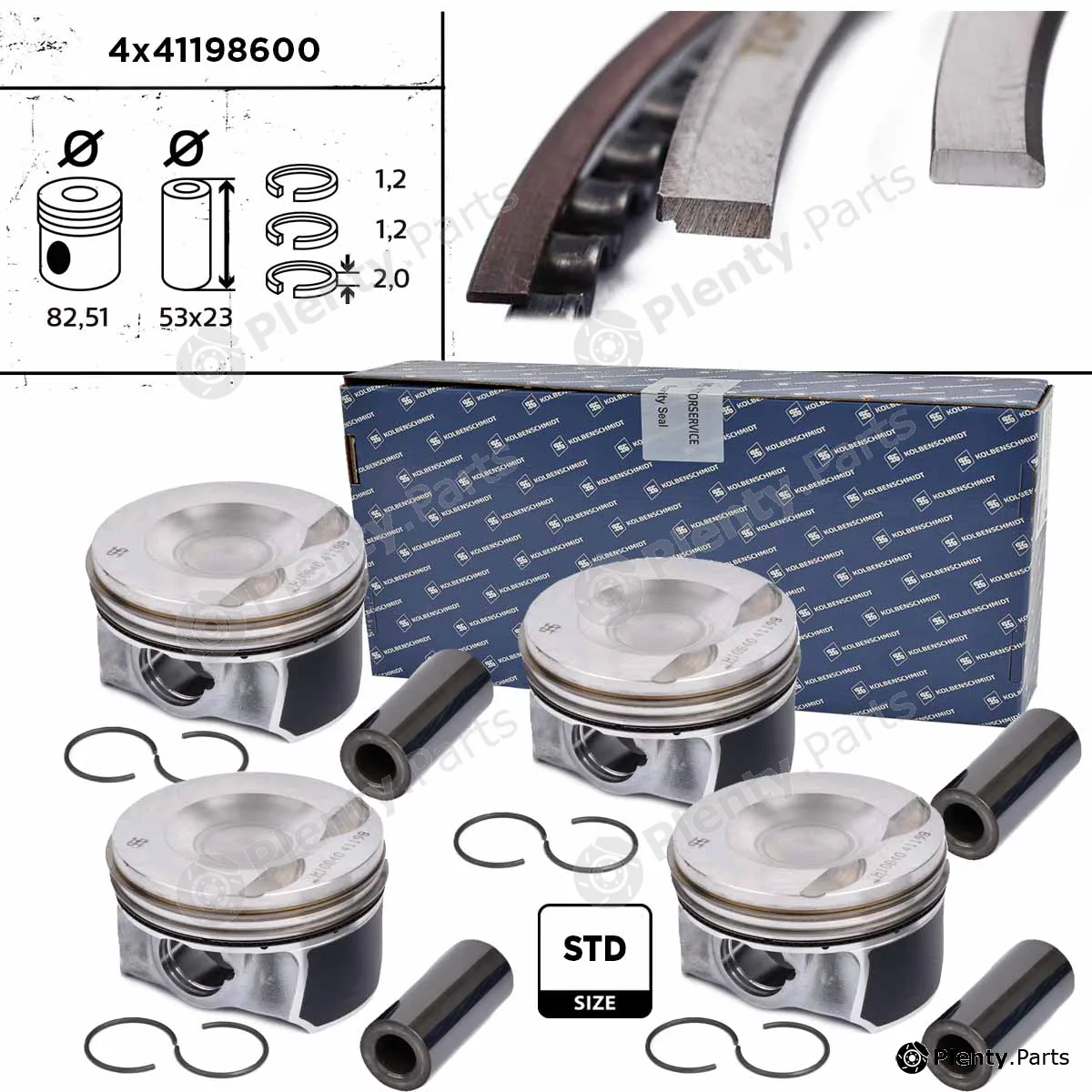 Et Engineteam PM007000KSVR1 — Piston Set