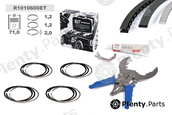 Et Engineteam R1010600ET — Piston Ring Kit