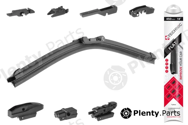 Protechnic PRX450F — Wiper Blade BLISTER (Flat)