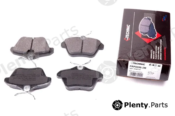 Protechnic PRP0098-3M — Brake Pad Set, disc brake 3M SHIMS