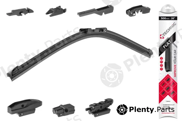 Protechnic PRX500F — Wiper Blade BLISTER (Flat)