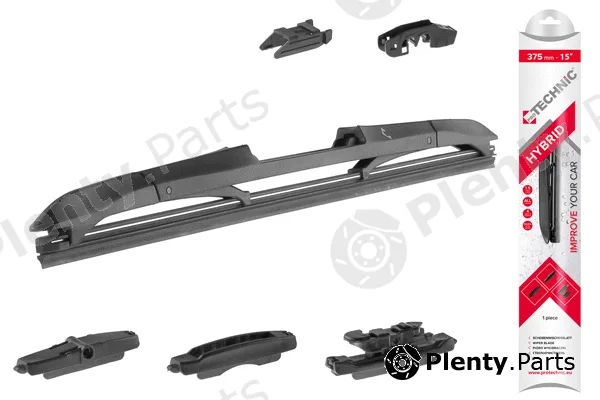 Protechnic PRX375H — Wiper Blade BLISTER (Hybrid)