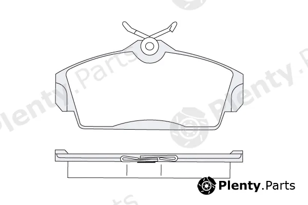 KSH Europe 1850.0058010 — Brake Pad Set, disc brake