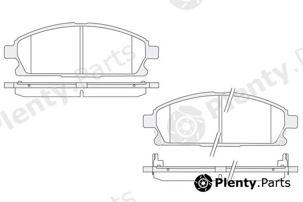 KSH Europe 1850.0058014 — Brake Pad Set, disc brake
