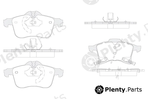 KSH Europe 1850.0058220 — Brake Pad Set, disc brake